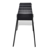 Vidaxl Charcoal Grill stehend Quadrat 75x28 cm