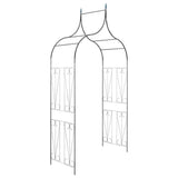 Vidaxl Garden Arch Spear Design dunkelgrün