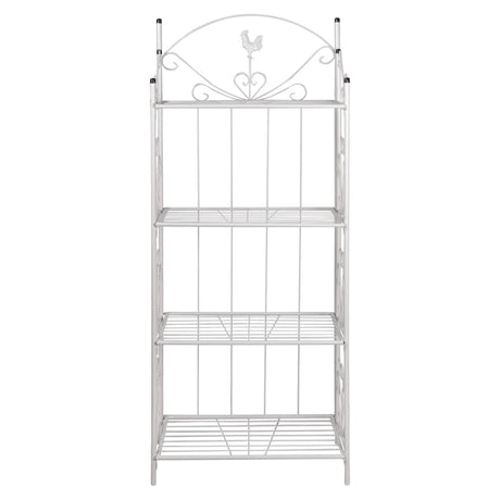 Vidaxl Square Plant Rack Maria (weiß)