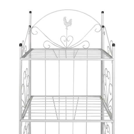 Vidaxl Square Plant Rack Maria (weiß)