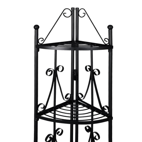 Vidaxl Hushy Plant Rack Romy (schwarz)