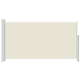 Vidaxl Wind Sonnenschutzmittel ausziehbar 160 x 300 cm cremefarben