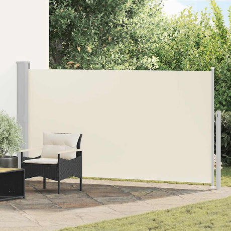 Vidaxl Wind Sonnenschutzmittel ausziehbar 160 x 300 cm cremefarben