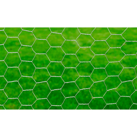 Vidaxx Hühnerdraht 25x1 m verzinkter Stahl silberfarben
