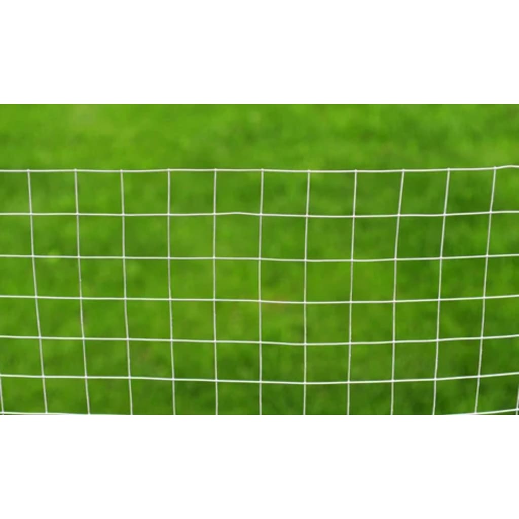 Vidaxl -Hühnerdraht 10x1 m verzinkter Stahl silberfarben