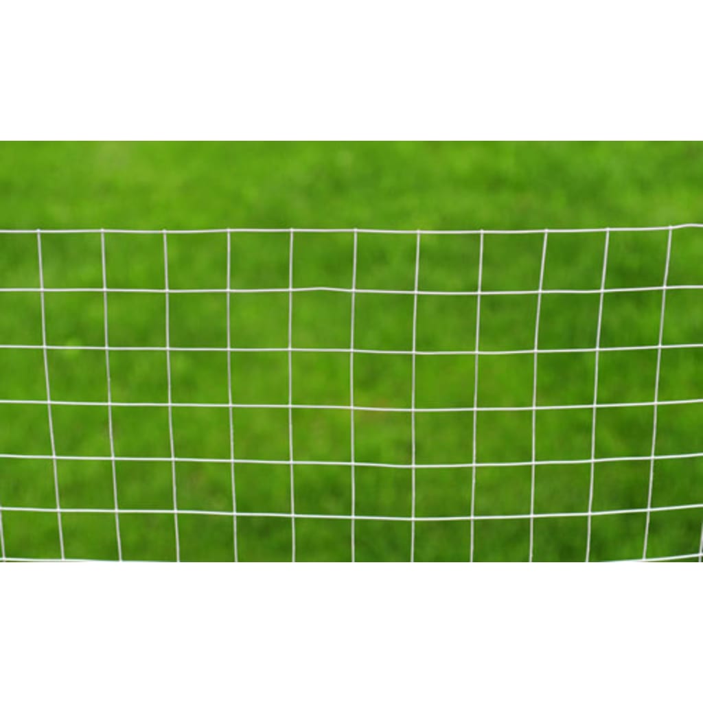 Vidaxl -Hühnerdraht 10x1 m verzinkter Stahl silberfarben