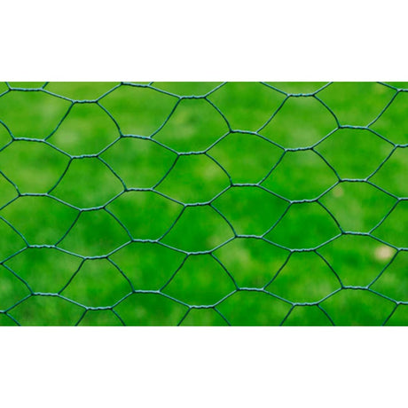 Vidaxl -Hühnerdraht 25x1 m mit PVC -Beschichtung grün