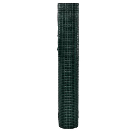 Vidaxx Hühnerdraht 25x1 m aus verzinktem Stahl mit PVC-Beschichtung grün