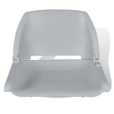 Vidaxl -Bootsstuhl ohne Kissen faltbar 48x51x41 cm Grau