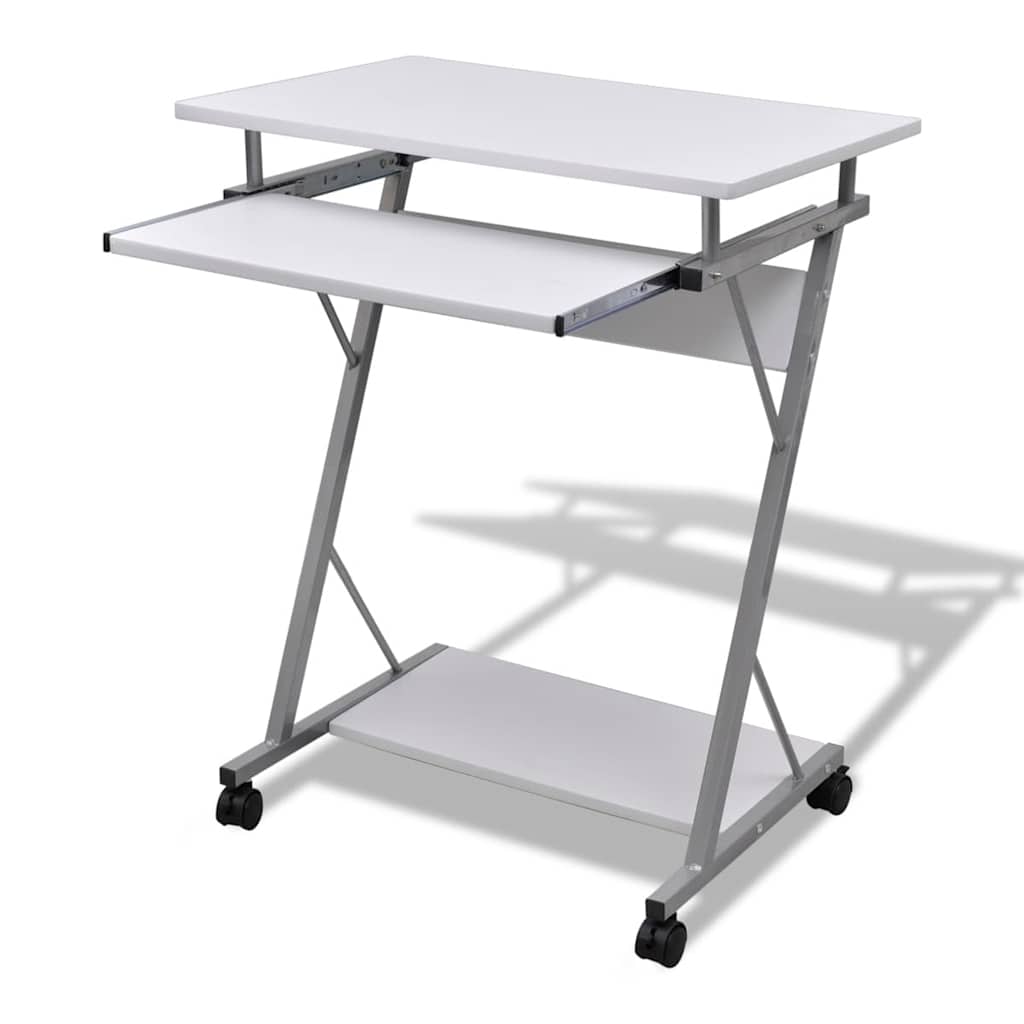Vidaxl studenten computerbureau 60 x 40 x 74 cm (wit)