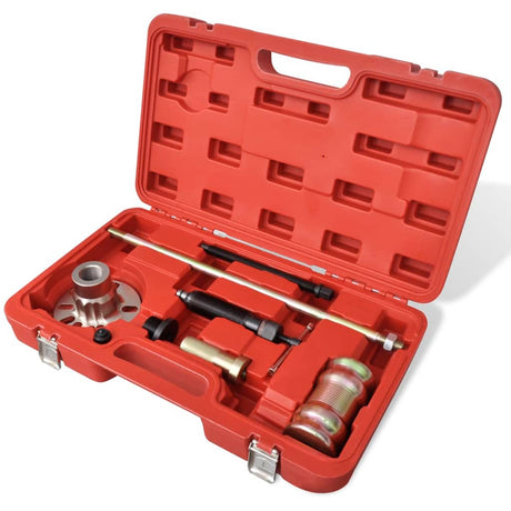 Vidaxl Hydraulikrad -Hub -Hub -Abzieher mit Hammerset 10 Tonnen
