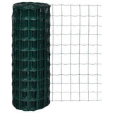 Vidaxl Euro HEK 10x1,0 m Stahlgrün
