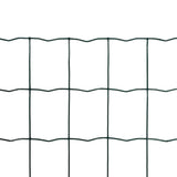 Vidaxl Euro HEK 25x0,8 m Stahlgrün