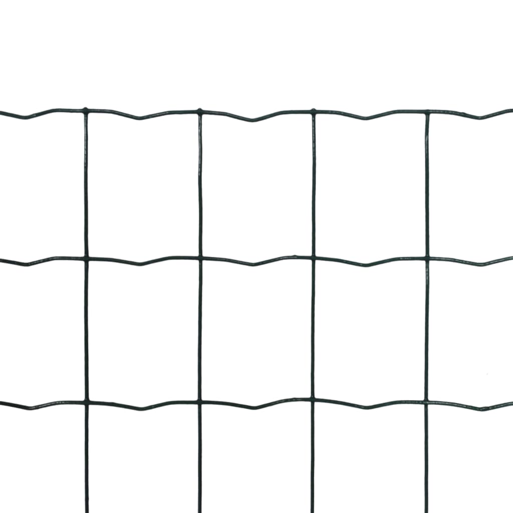 Vidaxl Euro HEK 25x1,5 m Stahlgrün