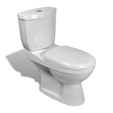 Vidaxl -Toilette mit Zisterne weiß