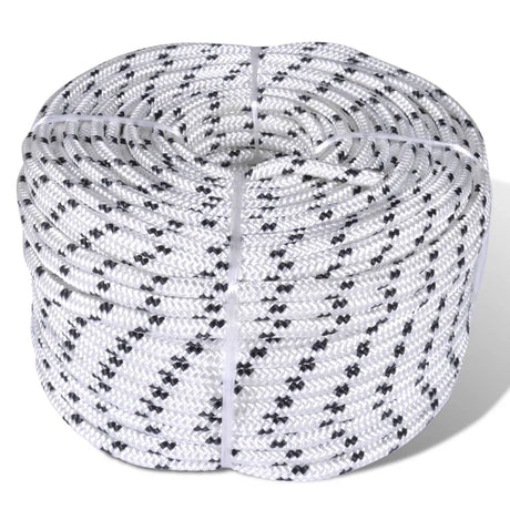 VIDAXL -Bootseil Polyester geflochten 12mmx50m