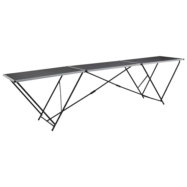 Vidaxl behangtafel inklapbaar 300x60x78 cm mdf en aluminium