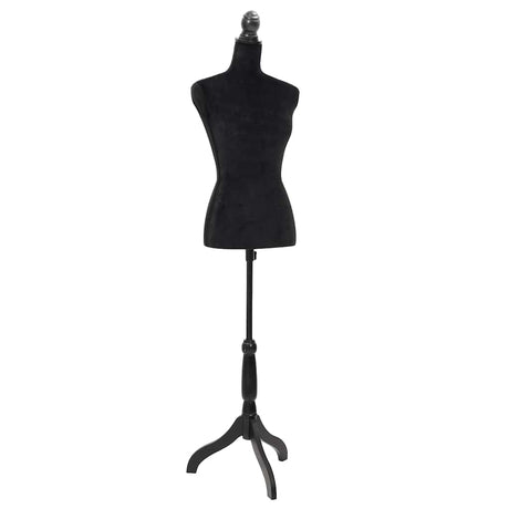 Vidaxl Estalage Doll Torso Frau schwarz