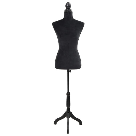 Vidaxl Estalage Doll Torso Frau schwarz