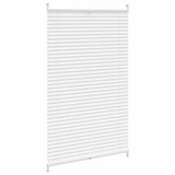 VidaXL Plisseerollo 70x125 cm weiß