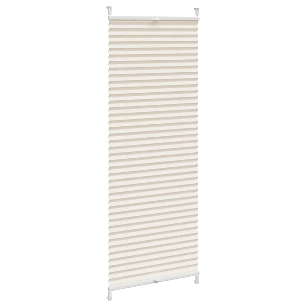 VidaXL Plisseerollo 60x125 cm creme