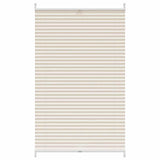 Vidaxl Plisséjalind 70x125 cm Creme
