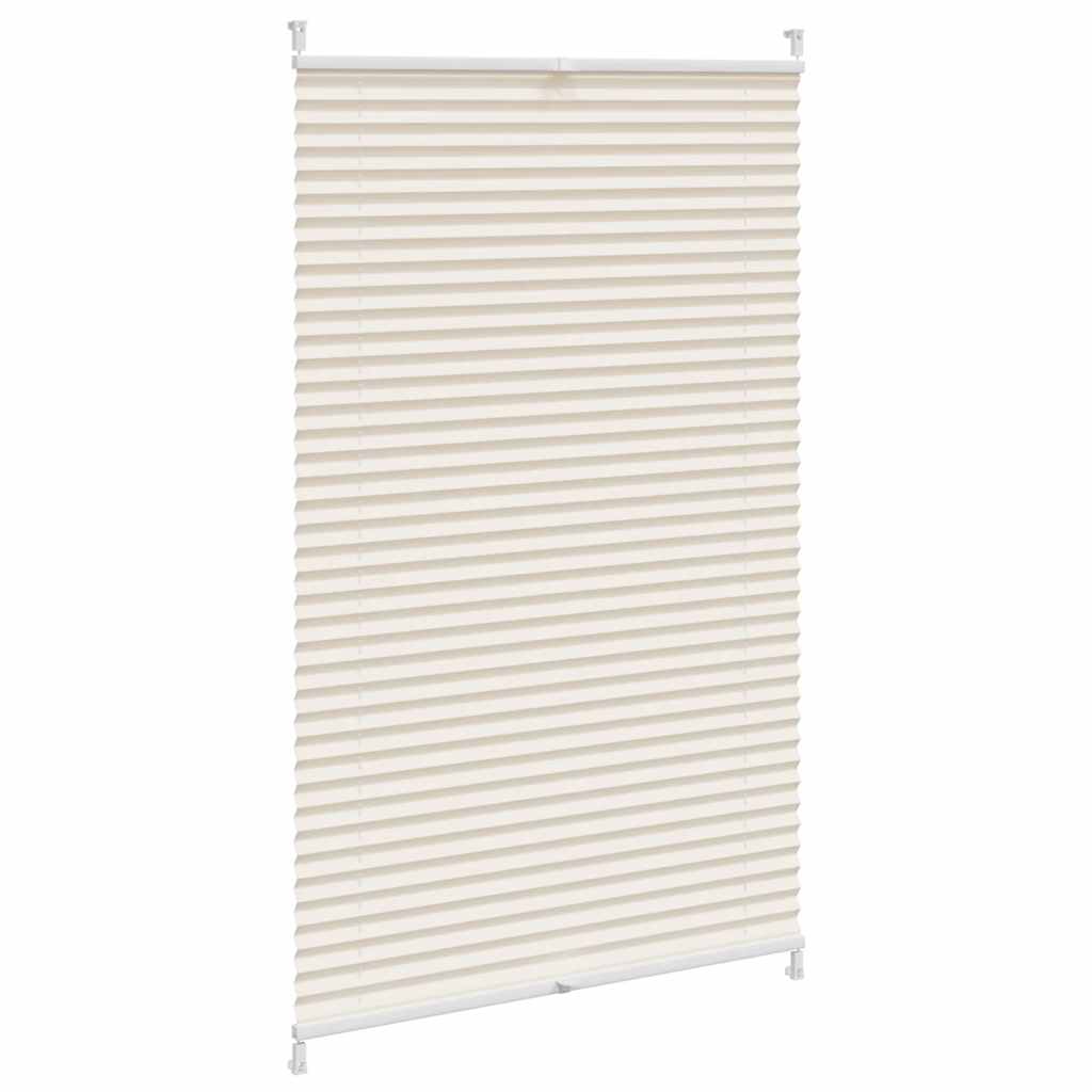 Vidaxx Plissee-Rollo 80x125cm creme
