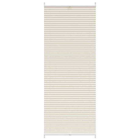 Vidaxl plissé rolgordijn 90x200cm creme