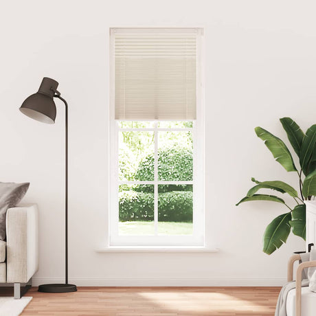 Vidaxl plissé rolgordijn 90x200cm creme