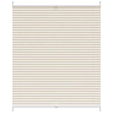 VidaXL Plissees 100x125cm Creme
