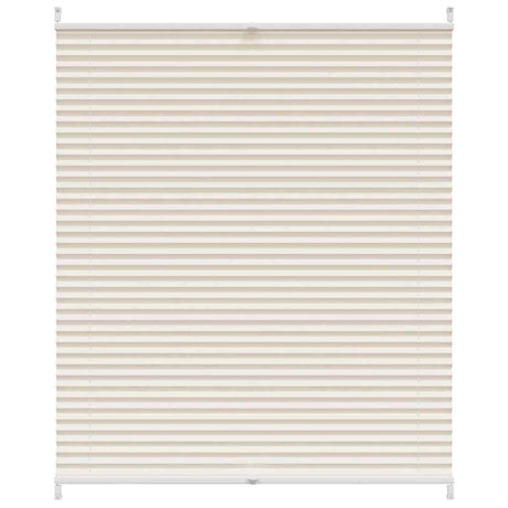 VidaXL Plissees 100x125cm Creme