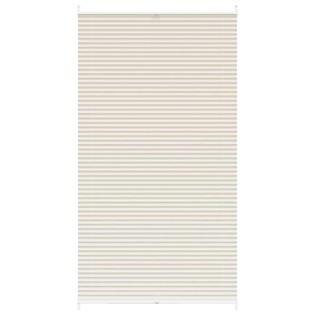 VidaXL Plissees 100x200cm Creme
