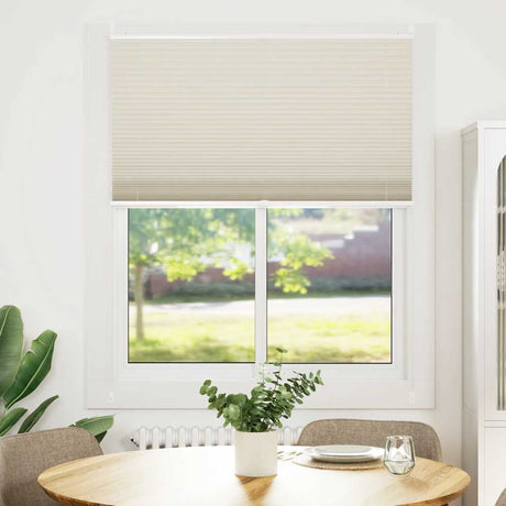 VidaXL Plissees 110x100cm Creme