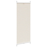 Vidaxl plisséjaloezie 40x100cm crèmekleurig