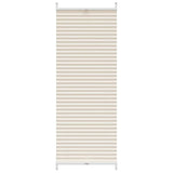 VidaXL Plisseerollo 40x125cm creme