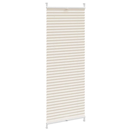 VidaXL Plisseerollo 40x125cm creme