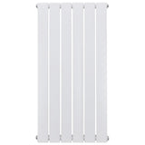 Vidaxl Kühlerheizung 465 x 900 mm Weiß