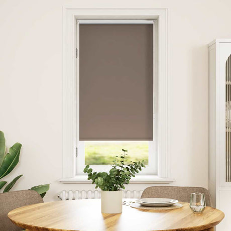 Vidaxx Verdunkelungsrollo 44,4 x 100 cm, Stoffbreite 40 cm, Kaffeebraun