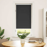 Vidaxx Verdunkelungsrollo 44,4 x 100 cm, Stoffbreite 40 cm, Schwarz