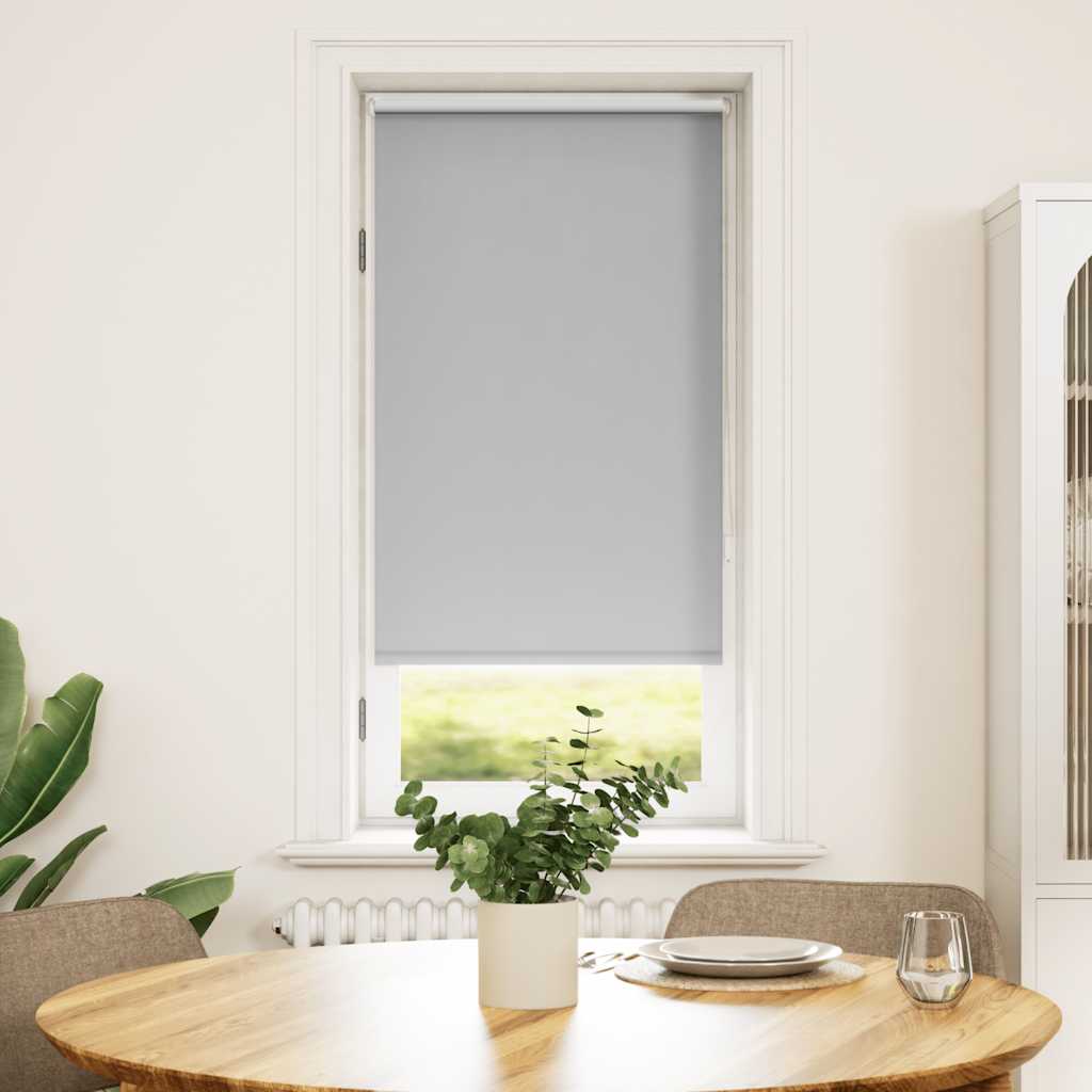 Vidaxx Verdunkelungsrollo 64,4 x 120 cm, Stoffbreite 60 cm, Grau