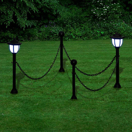 Vidaxl -Fechten mit 2 Sonnenlampen