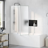 VIDAXL -BAD -Bildschirm 3 Paneele falten 141 x 132 cm