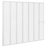 Vidaxl Dusche und Badebildschirm 140 x 168 cm 7 Paneele mit Handtuchregal