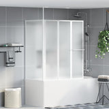 Vidaxl Badwand L-förmige 4 Paneele falten 70x120x137 cm