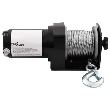 Vidaxl Electric Winch 1360 kg mit Montageplattenrollfenster