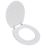 Vidaxl Toilettensitz einfaches Design MDF Weiß
