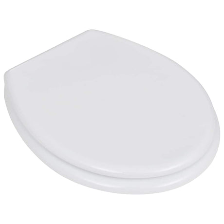 Vidaxl Toilettensitz einfaches Design MDF Weiß