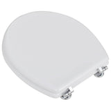 Vidaxl Toilettensitz einfaches Design MDF Weiß