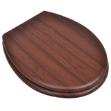 Vidaxl Toilettensitz einfaches Design MDF Brown