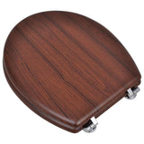 Vidaxl Toilettensitz einfaches Design MDF Brown